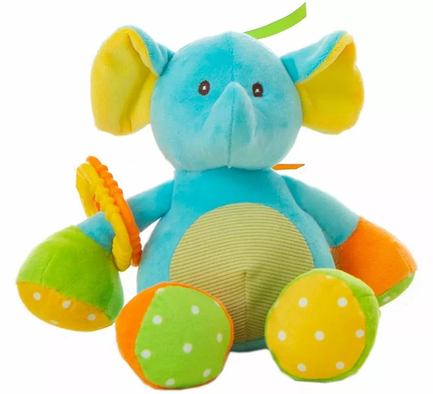 Translation missing: pt-PT.Elefante de Peluche turquesa infantil de 26 cm