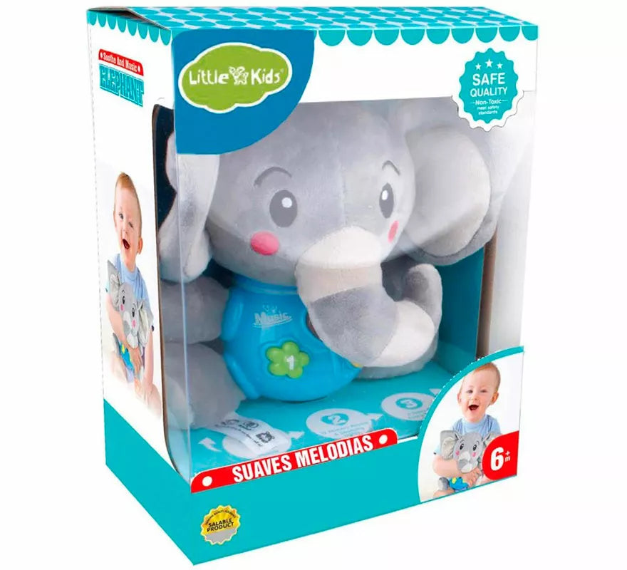 Translation missing: pt-PT.Elefante Musical de Peluche con Luz y Sonido de 24 cm