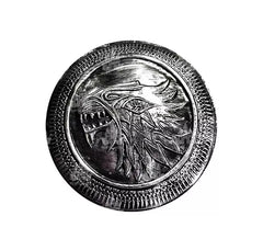 Escudo Lobo prateado de 46 cm
