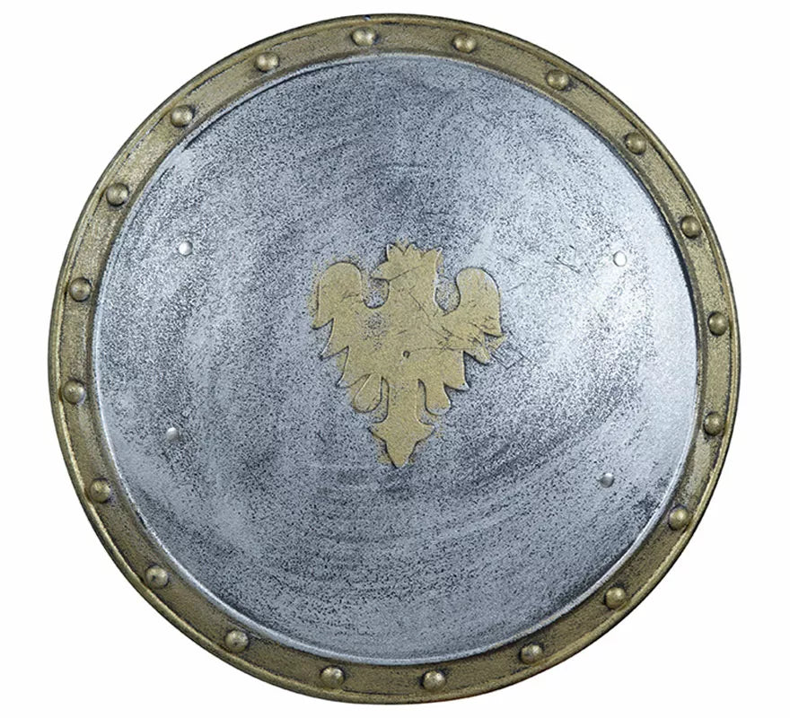 Translation missing: pt-PT.Escudo Medieval con Insignia de Águila de 37 cm