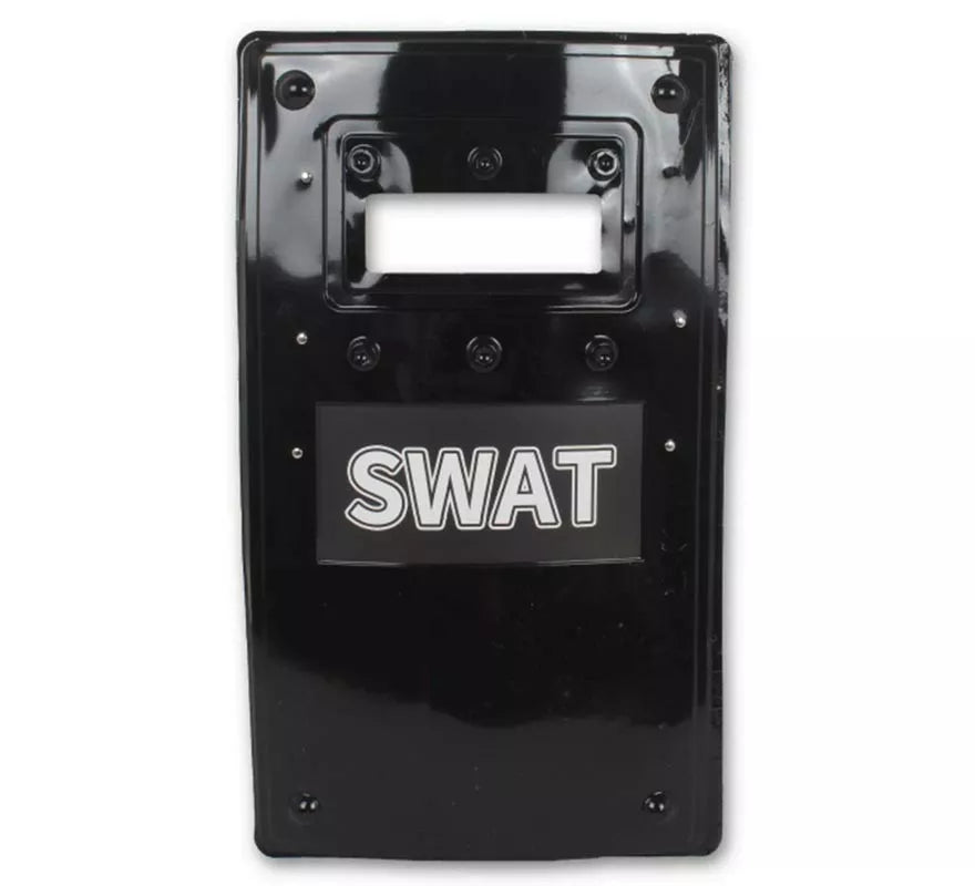 Translation missing: pt-PT.Escudo Swat antidisturbios negro de juguete de 66 cm