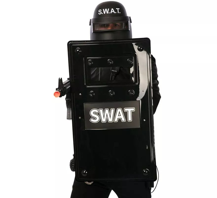 Translation missing: pt-PT.Escudo Swat negro de 66,5X38 cm
