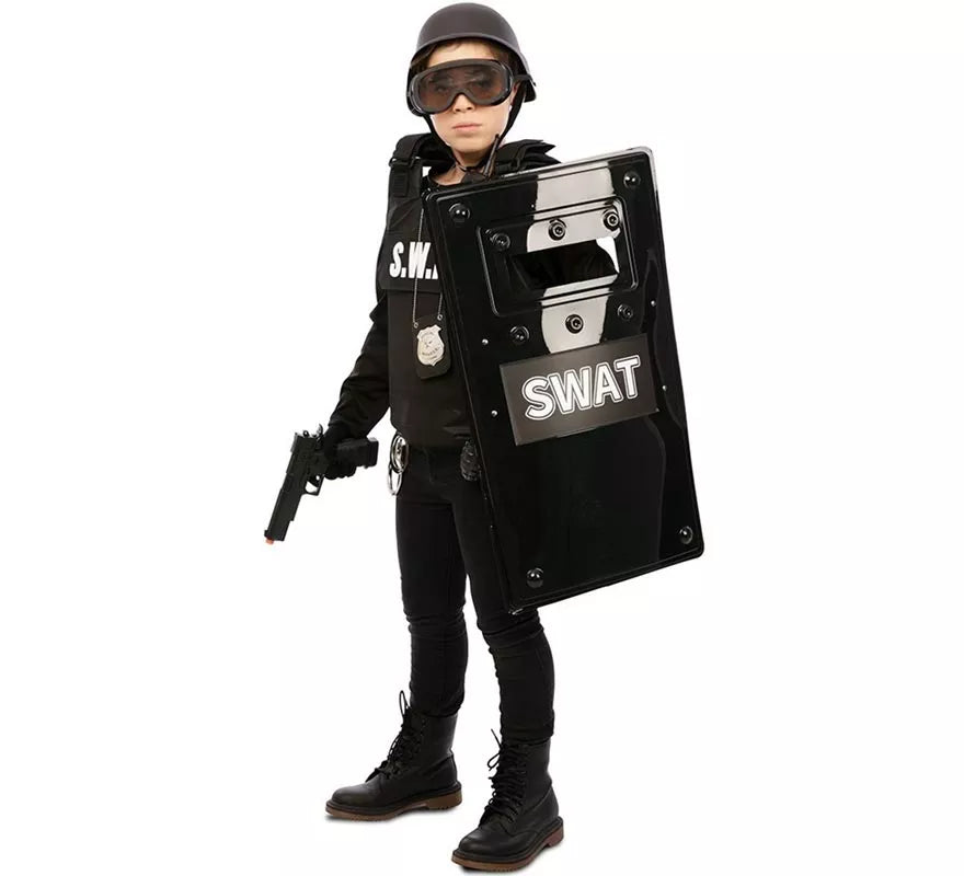 Translation missing: pt-PT.Escudo Swat negro de 66,5X38 cm