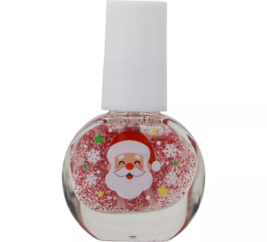 Translation missing: pt-PT.Esmalte de Uñas con Purpurina y Pegatinas Navideñas