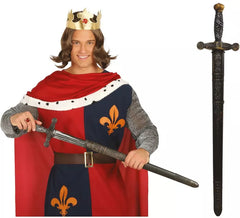 Espada com tampa medieval 75 cm