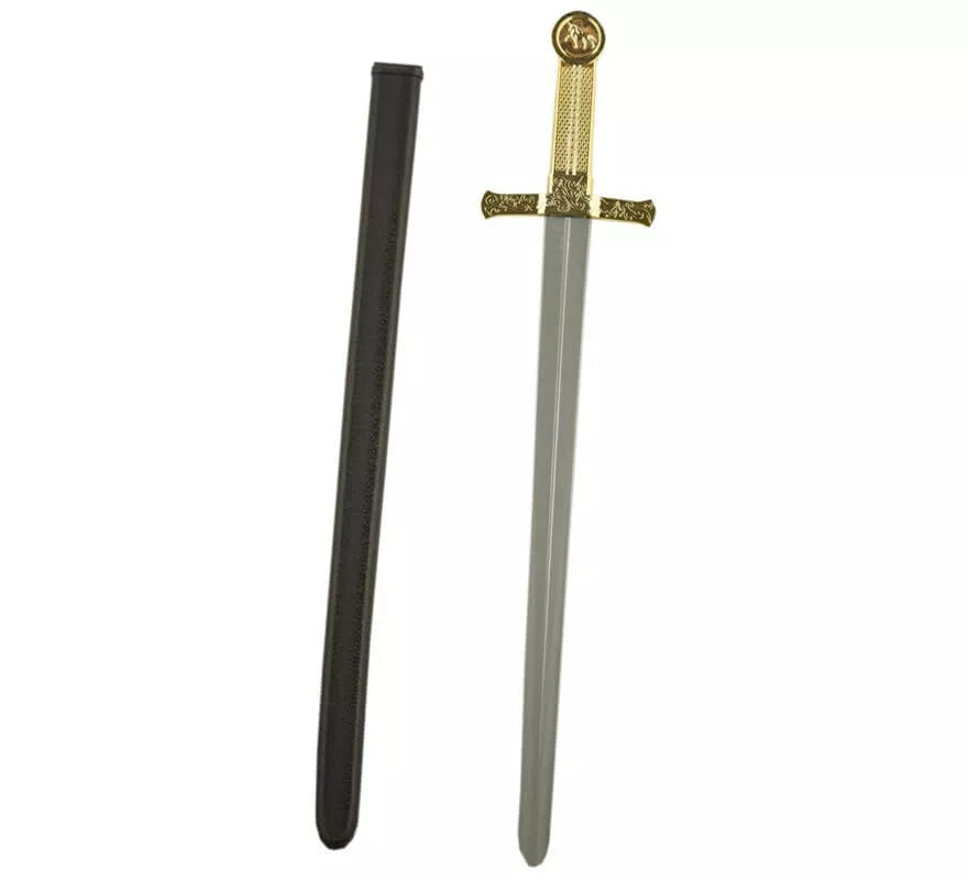 Translation missing: pt-PT.Espada de Caballero dorada Infantil de 62,5 cm