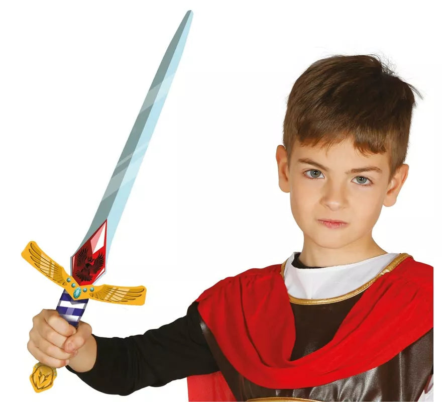 Translation missing: pt-PT.Espada de Gladiador piedra roja de Foam infantil