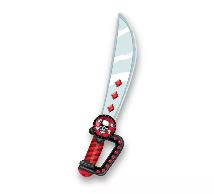 Translation missing: pt-PT.Espada de Pirata Calavera de Foam infantil