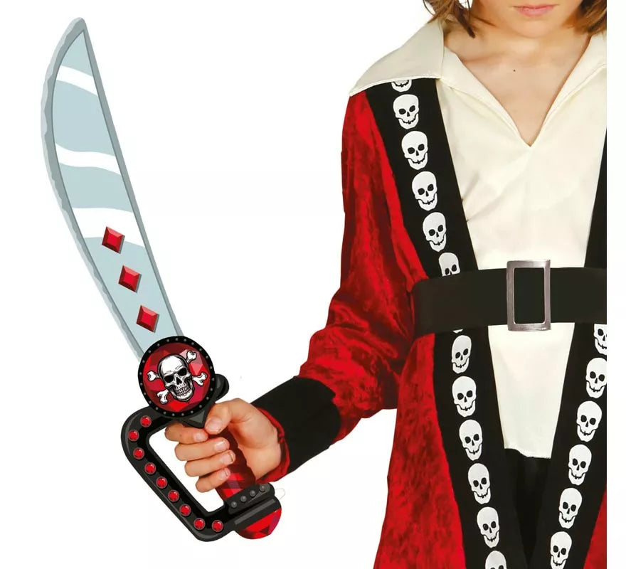 Translation missing: pt-PT.Espada de Pirata Calavera de Foam infantil