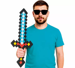 Espada Pixel Azul, 59,5 x 19,5 cm
