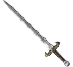 Espada medieval com cabo de caveira 61 cm