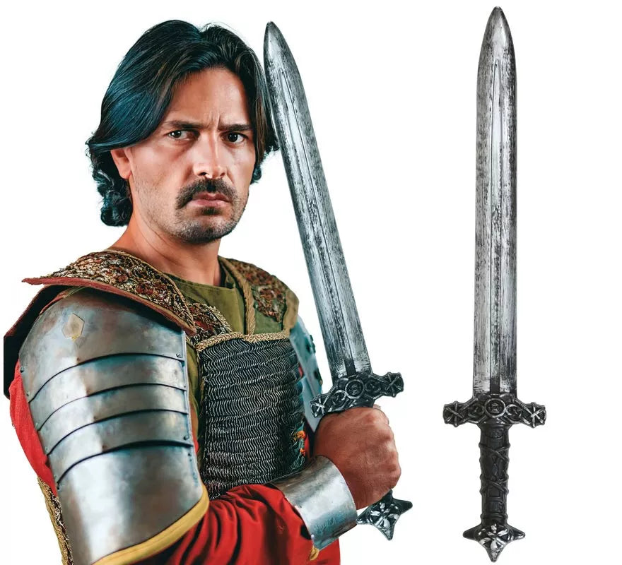 Translation missing: pt-PT.Espada Medieval de 58 cm de Plástico de Juguete