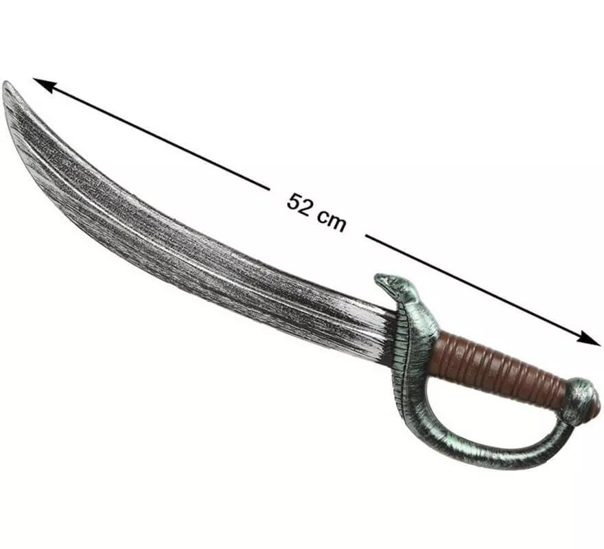Translation missing: pt-PT.Espada Pirata con Serpiente de 52 cm