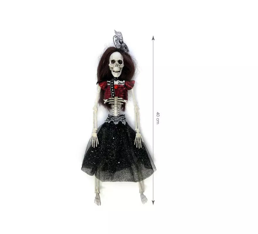 Translation missing: pt-PT.Esqueleto de Novia Catrina oscura de 40 cm