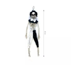 Esqueleto de Palhaço Arlequim 40 cm