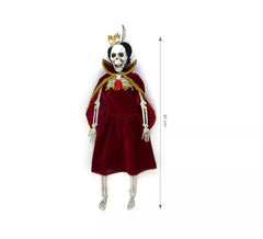 Esqueleto Rainha vinho tinto de 40 cm