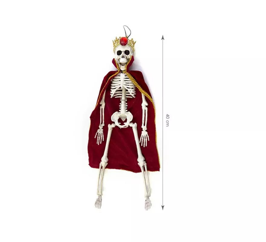 Esqueleto de Rey vinotinto de 40 cm
