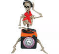 Esqueleto Dj con Luz, Sonido y Movimiento de 26x14 cm