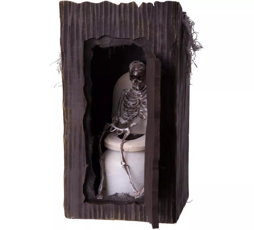 Translation missing: pt-PT.Esqueleto en el Baño con Luz, Movimiento y Sonido de 13x13x25 cm