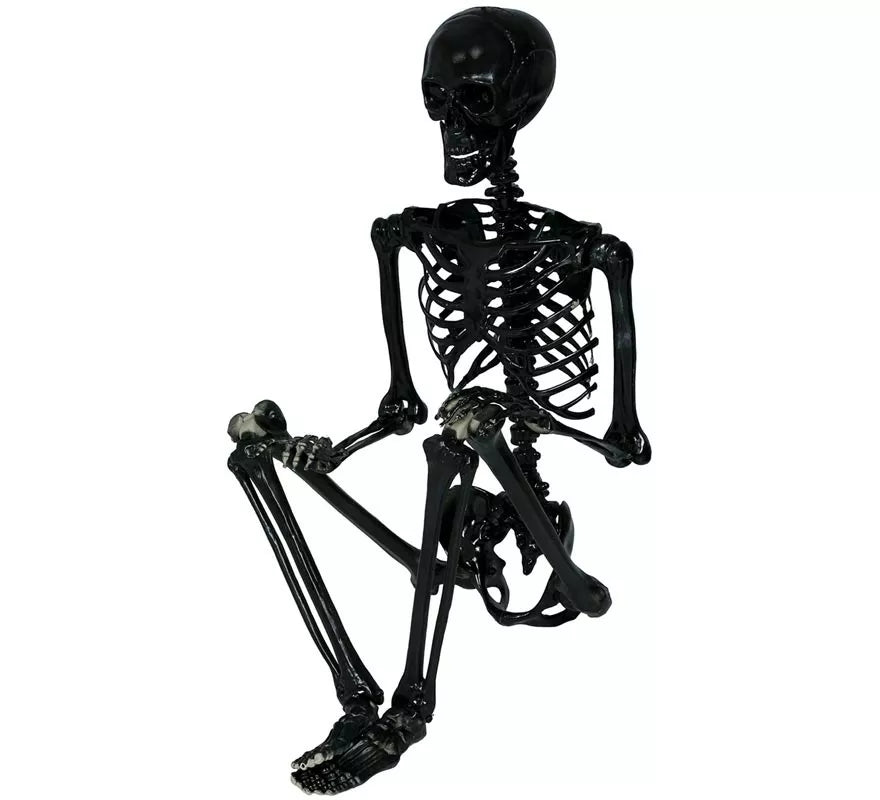 Esqueleto negro 90 cm