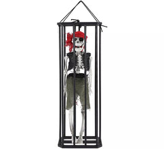 Esqueleto de Pirata Aprisionado 15x9,5x43 cm