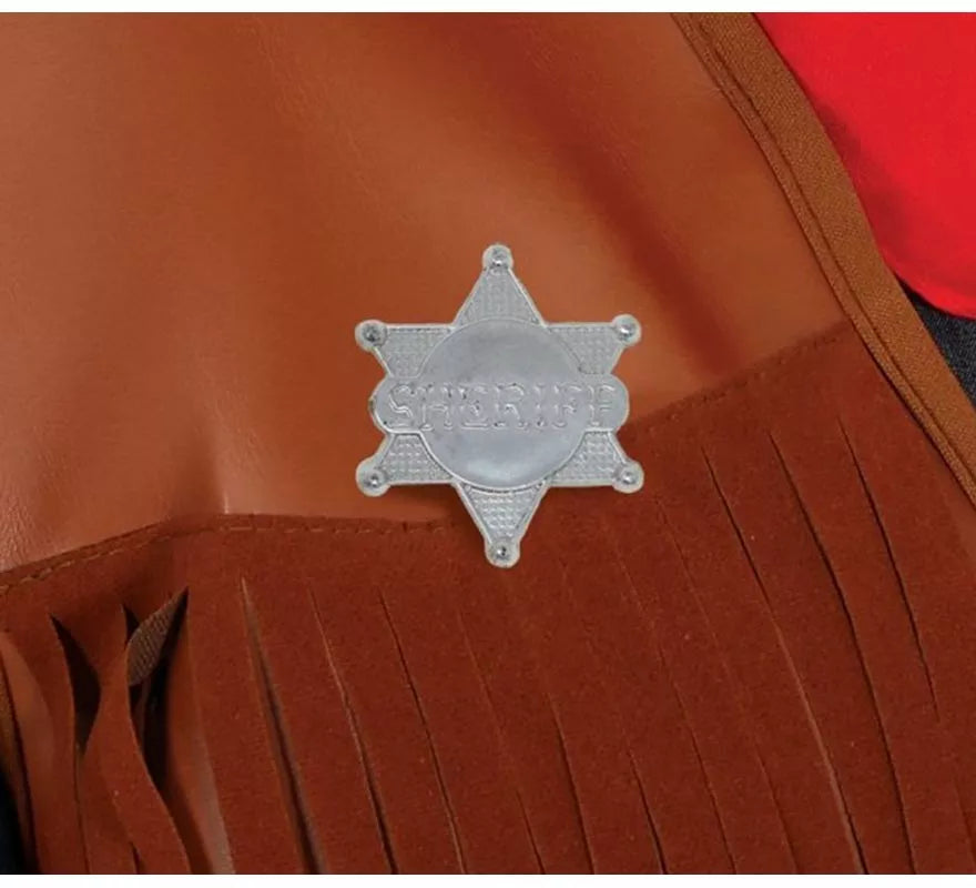 Translation missing: pt-PT.Estrella de Sheriff de Plástico de 5,50 cm