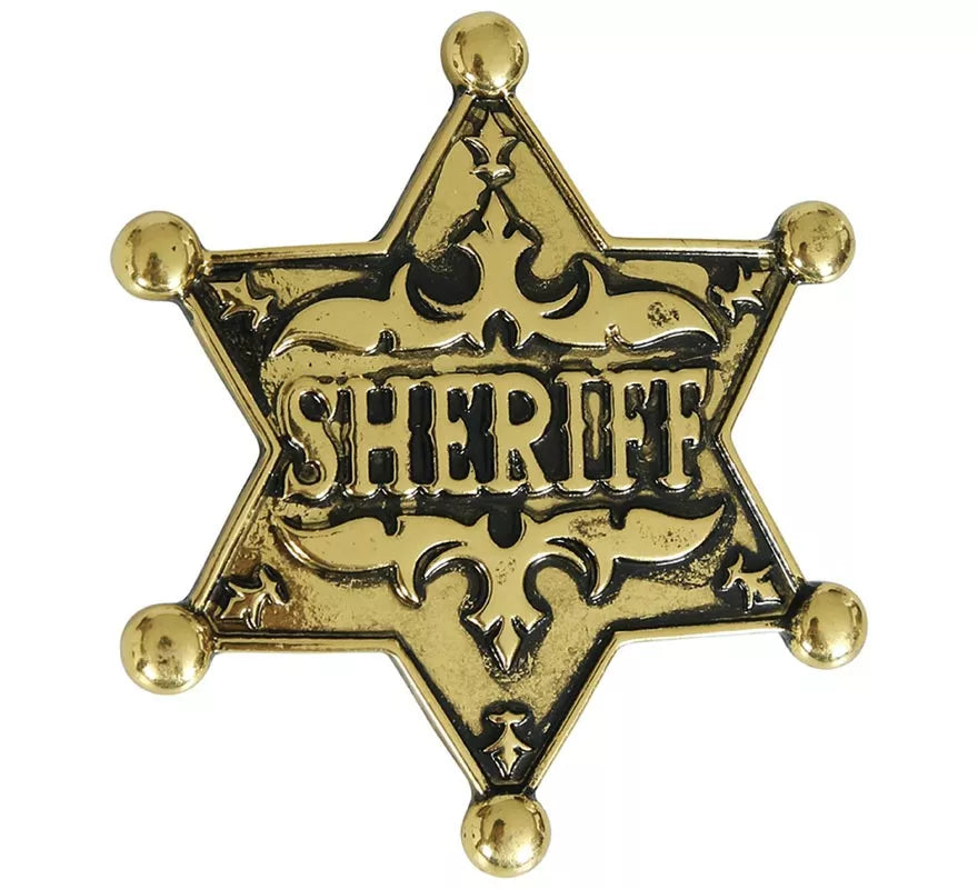 Translation missing: pt-PT.Estrella de Sheriff dorada