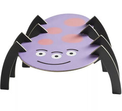 Expositor de cupcake de monstro colorido