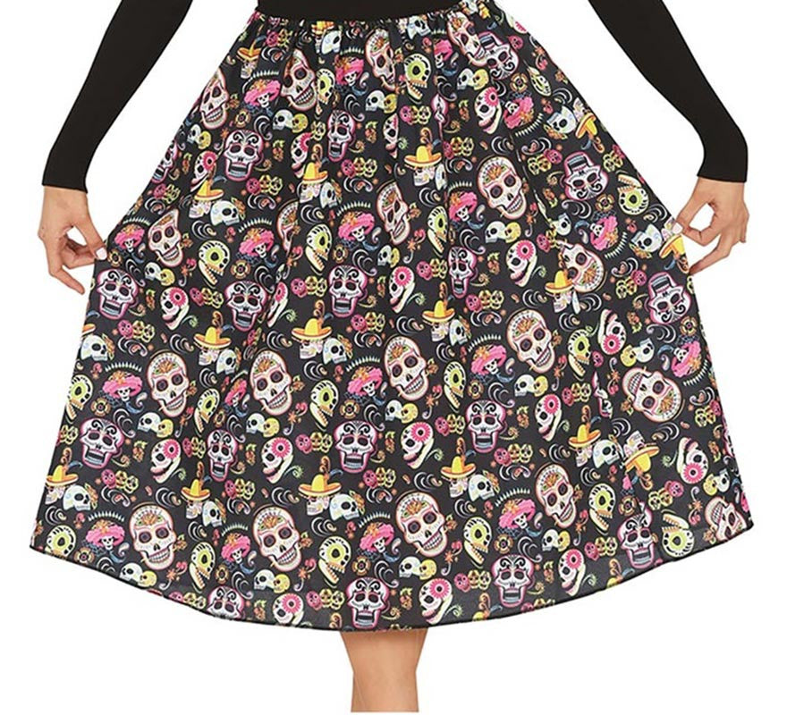 Translation missing: pt-PT.Falda de Catrina con calaveras