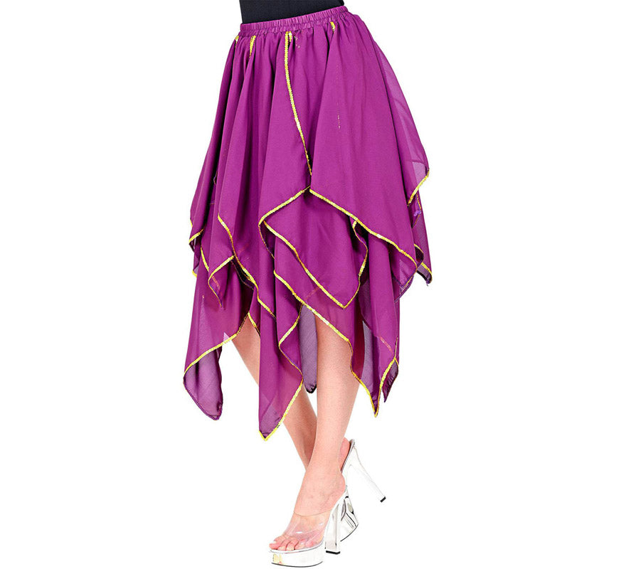 Translation missing: pt-PT.Falda de Chifón con Picos en varios colores para mujer