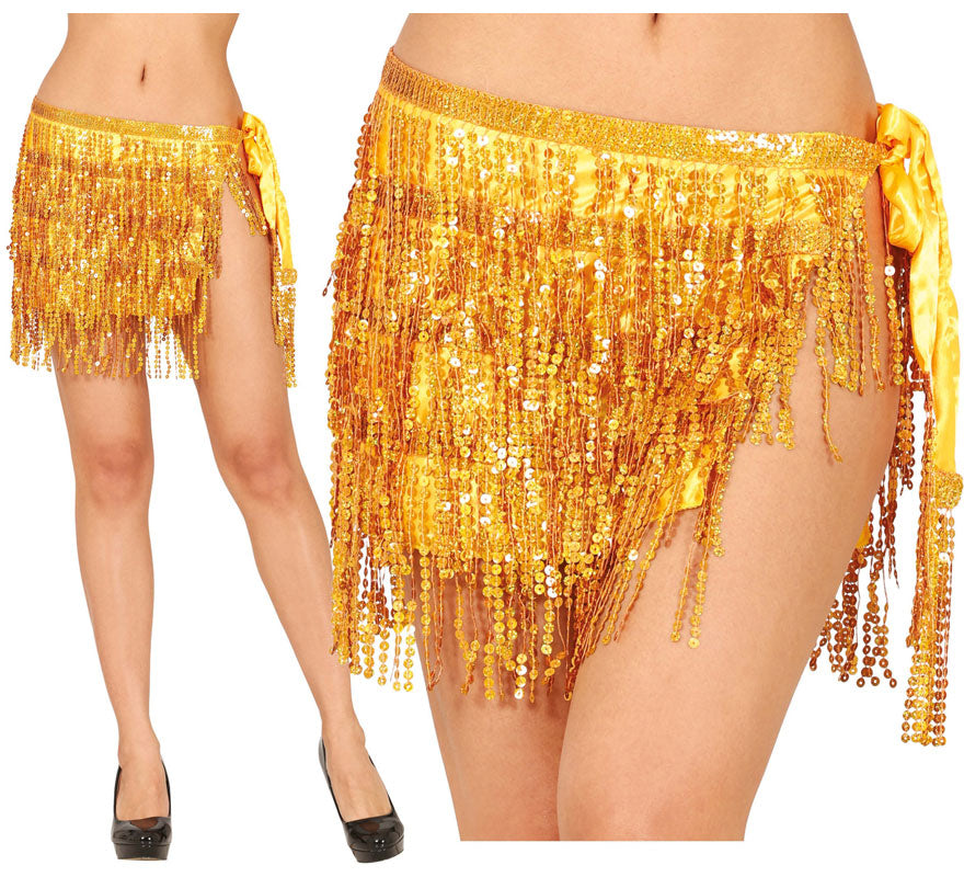 Translation missing: pt-PT.Falda de Cintura con lentejuelas talla universal en varios colores para mujer