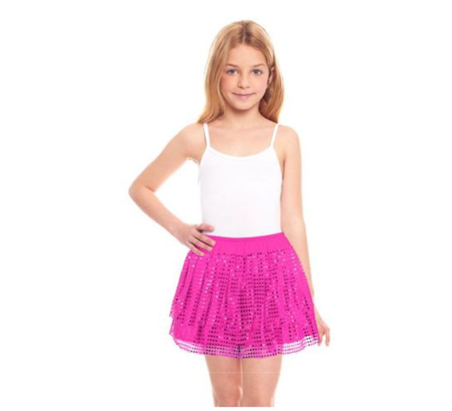 Translation missing: pt-PT.Falda de Lentejuelas para niña de 30 cm en varios colores
