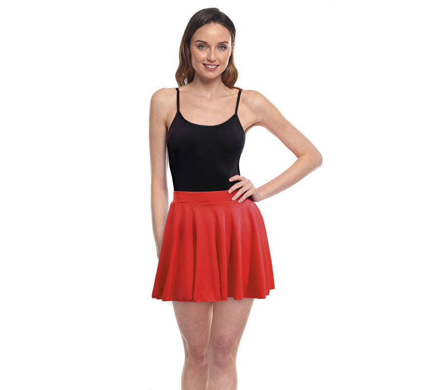 Translation missing: pt-PT.Falda de Vuelo rojo para mujer