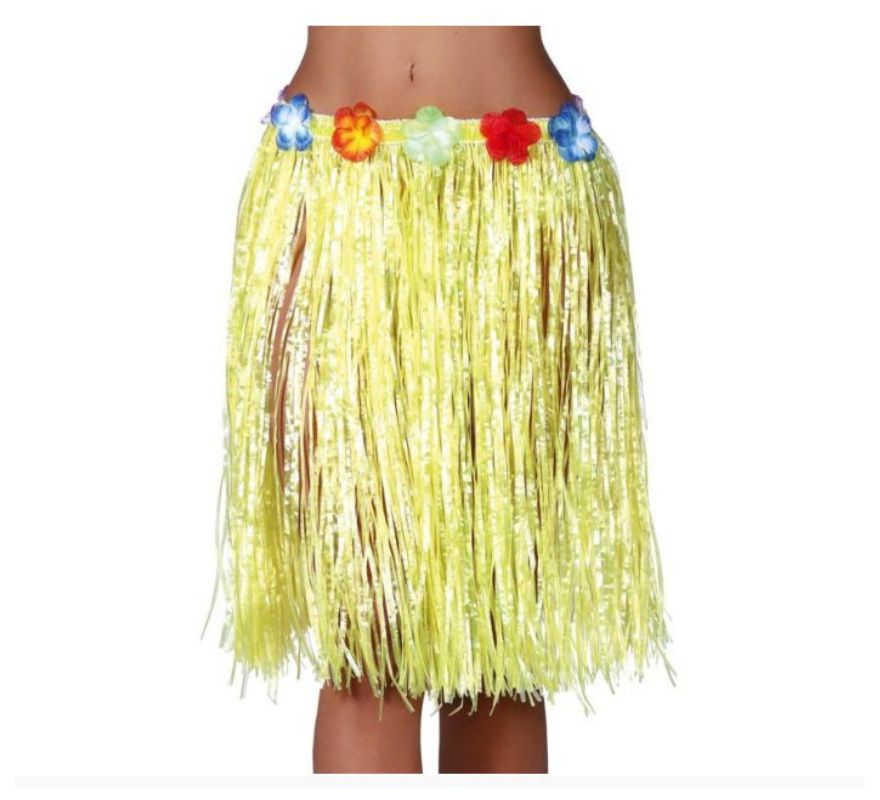 Translation missing: pt-PT.Falda Hawaiana con Flores en varios colores 50 cm