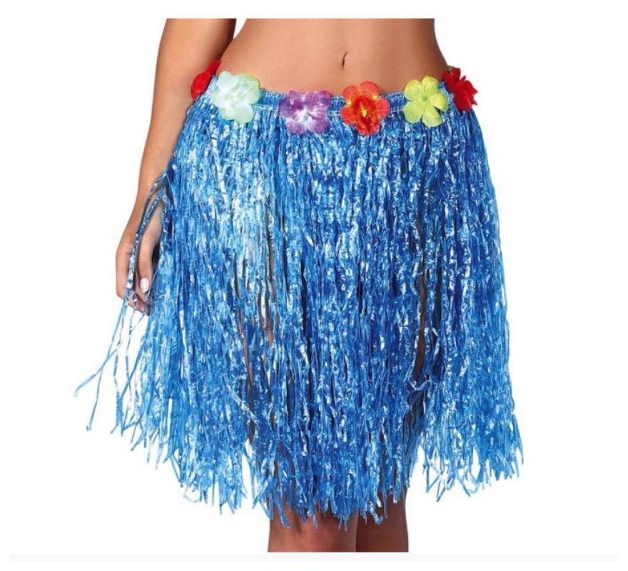 Translation missing: pt-PT.Falda Hawaiana con Flores en varios colores 50 cm