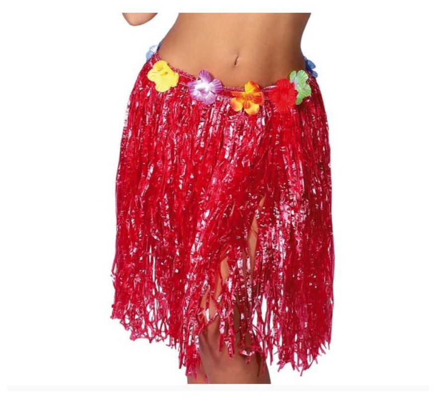 Translation missing: pt-PT.Falda Hawaiana con Flores en varios colores 50 cm