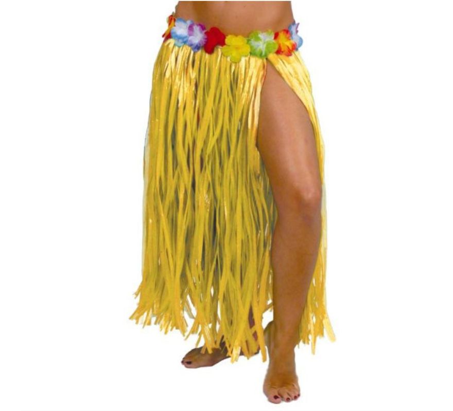 Translation missing: pt-PT.Falda Hawaiana con Flores en varios colores 75 cm