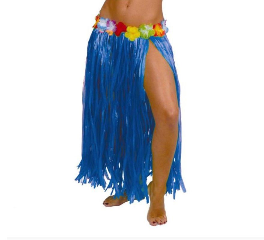 Translation missing: pt-PT.Falda Hawaiana con Flores en varios colores 75 cm