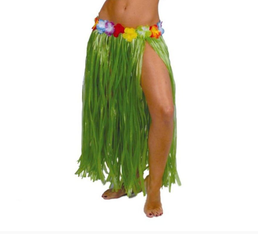 Translation missing: pt-PT.Falda Hawaiana con Flores en varios colores 75 cm