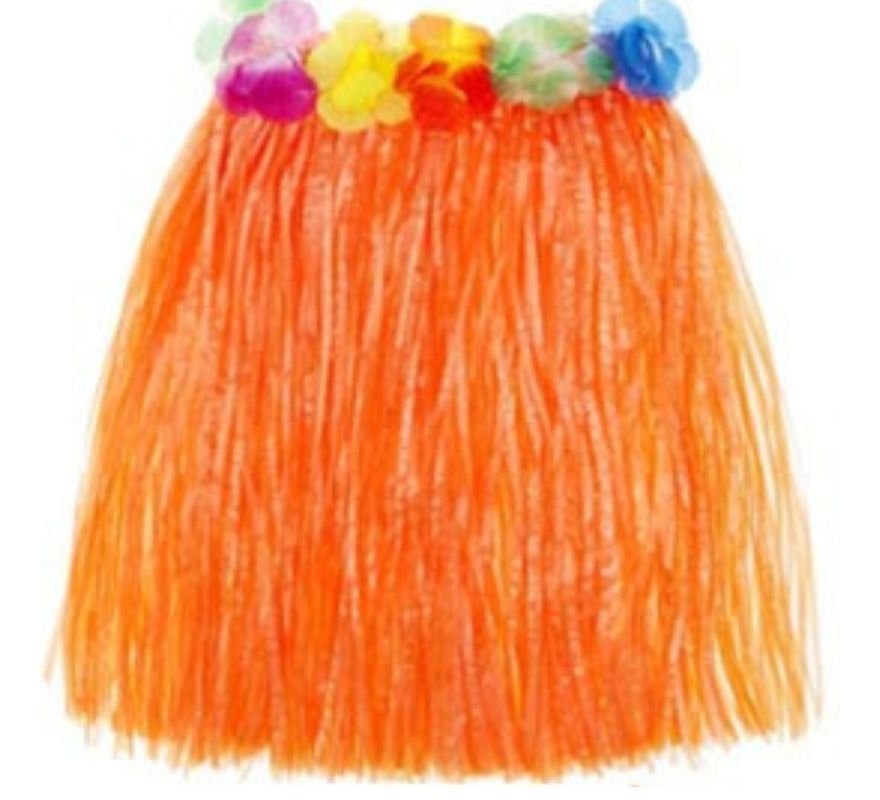 Falda Hawaiana de 40 cm para mujer en varios colores