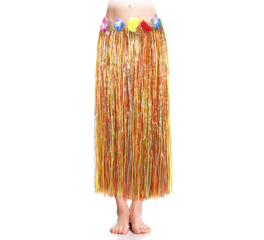 Translation missing: pt-PT.Falda Hawaiana de 80 cm para mujer en varios colores