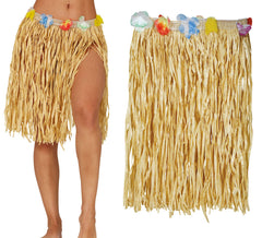 Saia de palha havaiana adulto 40 cm