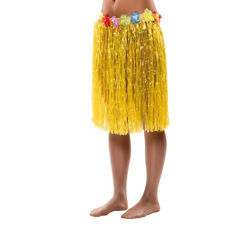 Translation missing: pt-PT.Falda Hawaiana en varios colores 55 cm