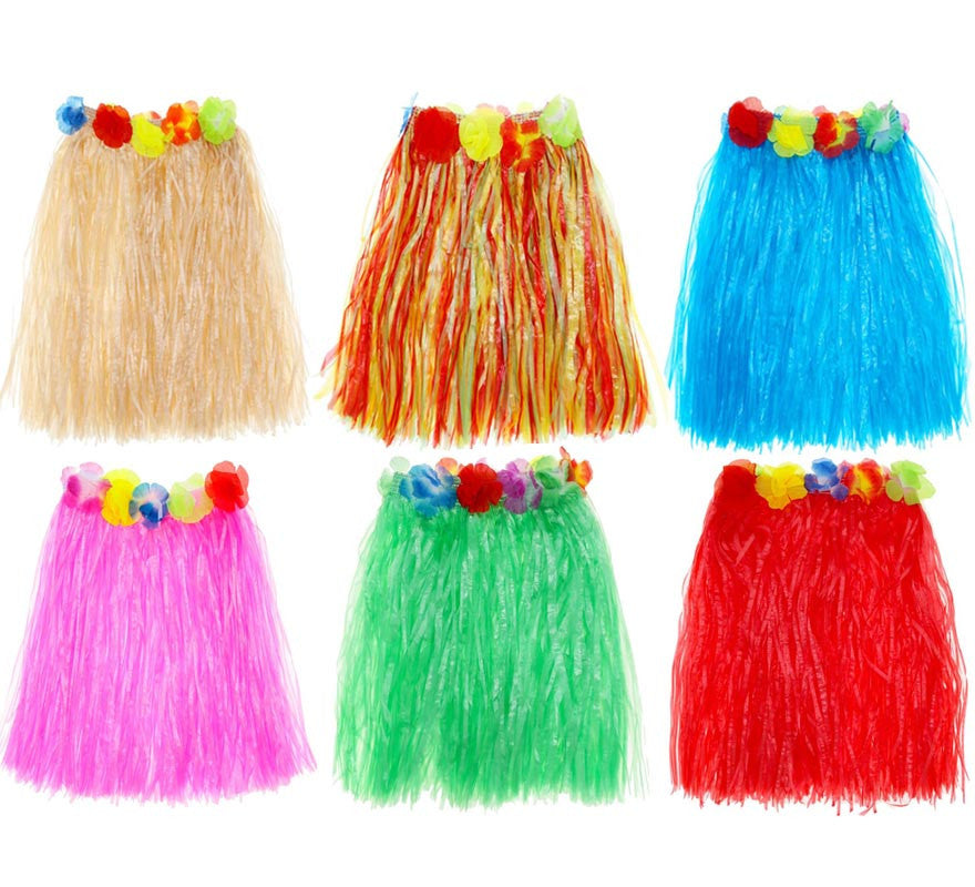 Translation missing: pt-PT.Falda Hawaiana para mujer de 60 cm en varios colores