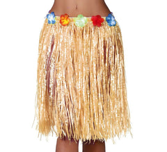 Saia Havaiana Flor De Palha 55 cm