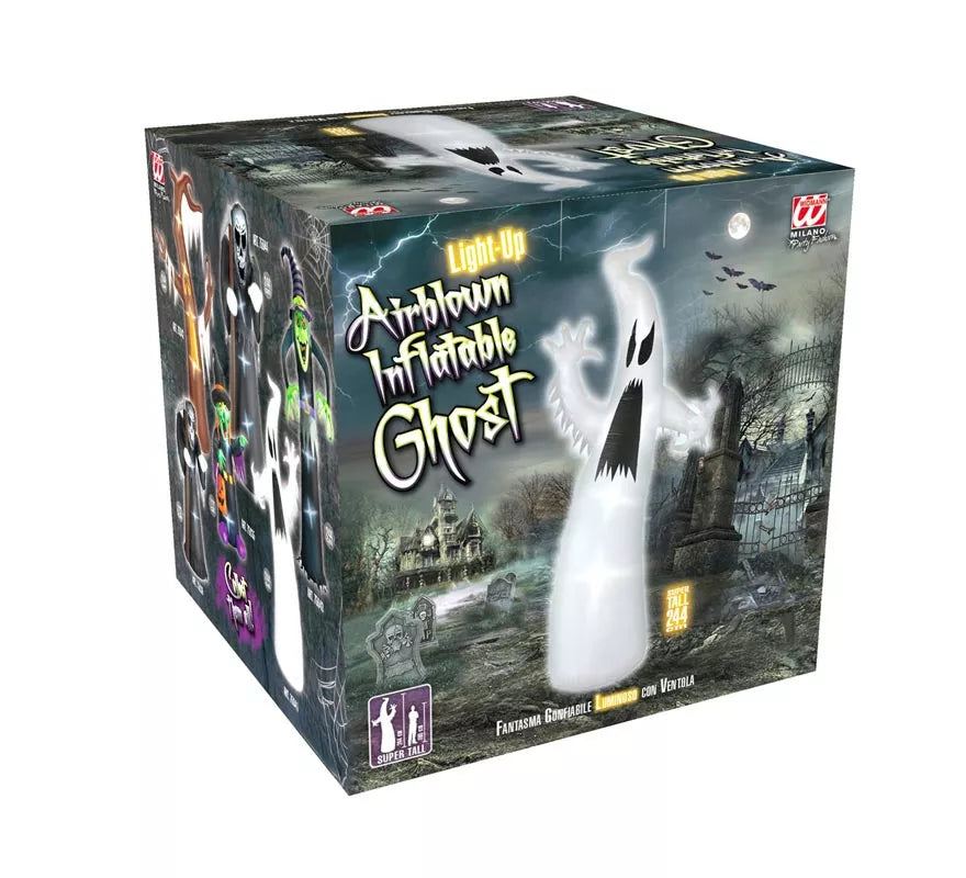 Translation missing: pt-PT.Fantasma Auto Hinchable de Halloween con Iluminación de 244 cm
