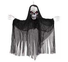 Fantasma preto com Luz e Som de 130x12x120 cm