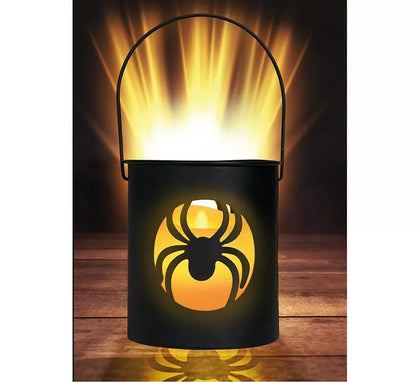 Farol con Led Araña 10x9 cm