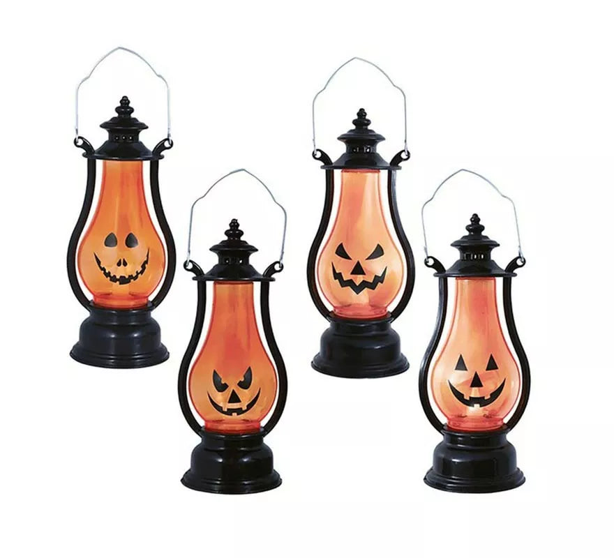 Translation missing: pt-PT.Farol de Calabaza con Luz surtidos de 16 cm