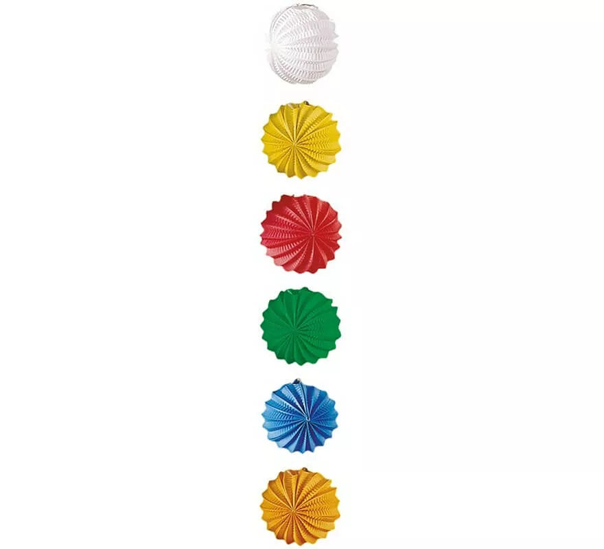 Translation missing: pt-PT.Farolillo Esférico liso en varios colores 20 cm